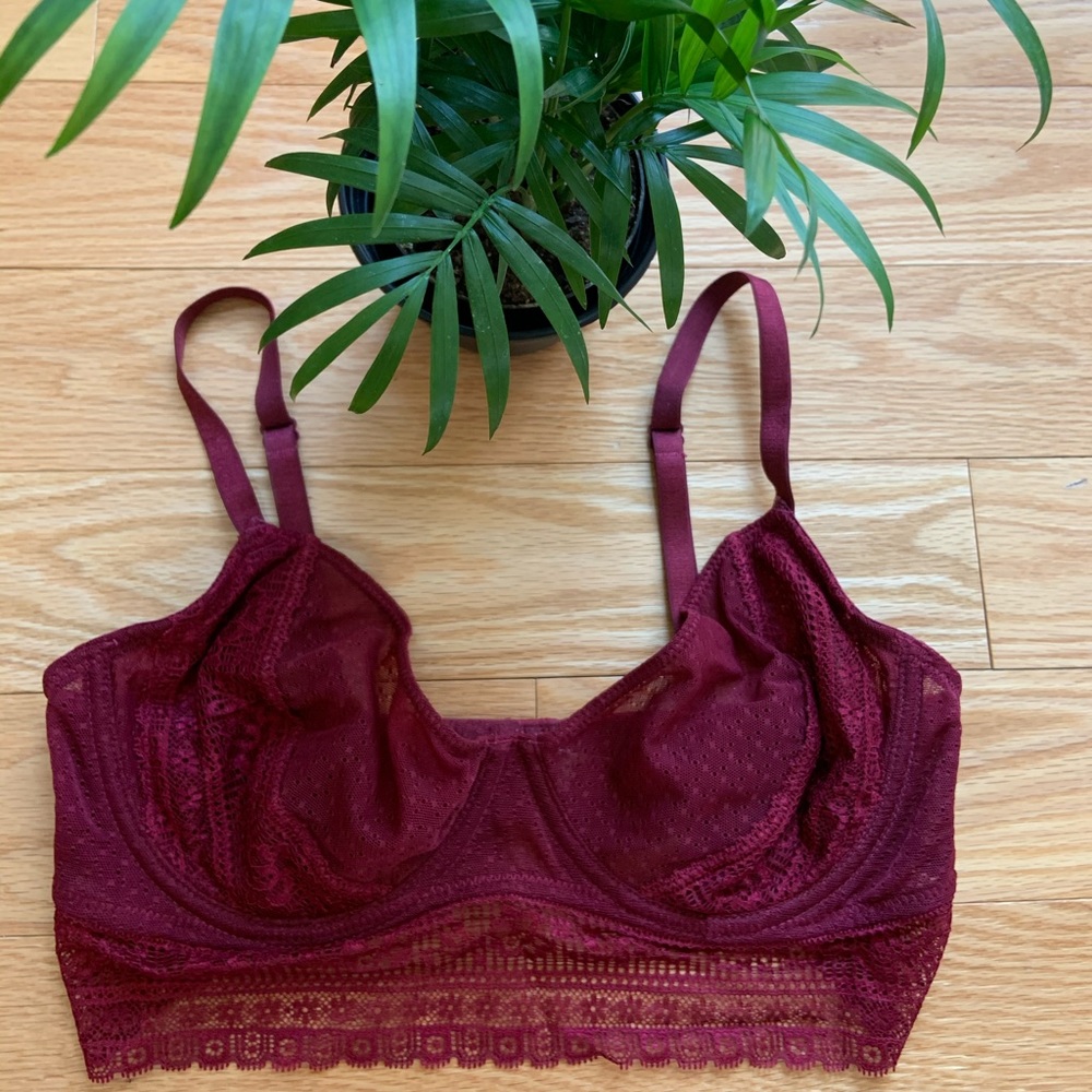 Free People Get Off My Cloud Underwire Bra 34D